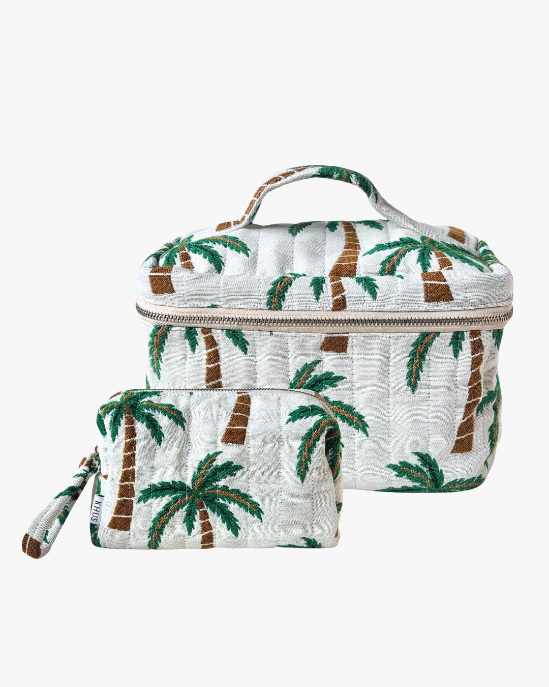 KHUS Palm Holiday Vanity & Pouch Set